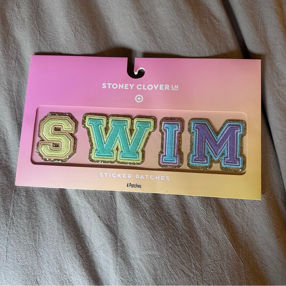 NWT Stoney Clover Lane Green and Blue Swim Patch